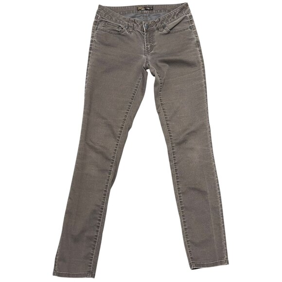 Prana Womens Tan Straight Leg Jeans Size 2/26 Mid Rise Stretch Denim - Picture 1 of 9